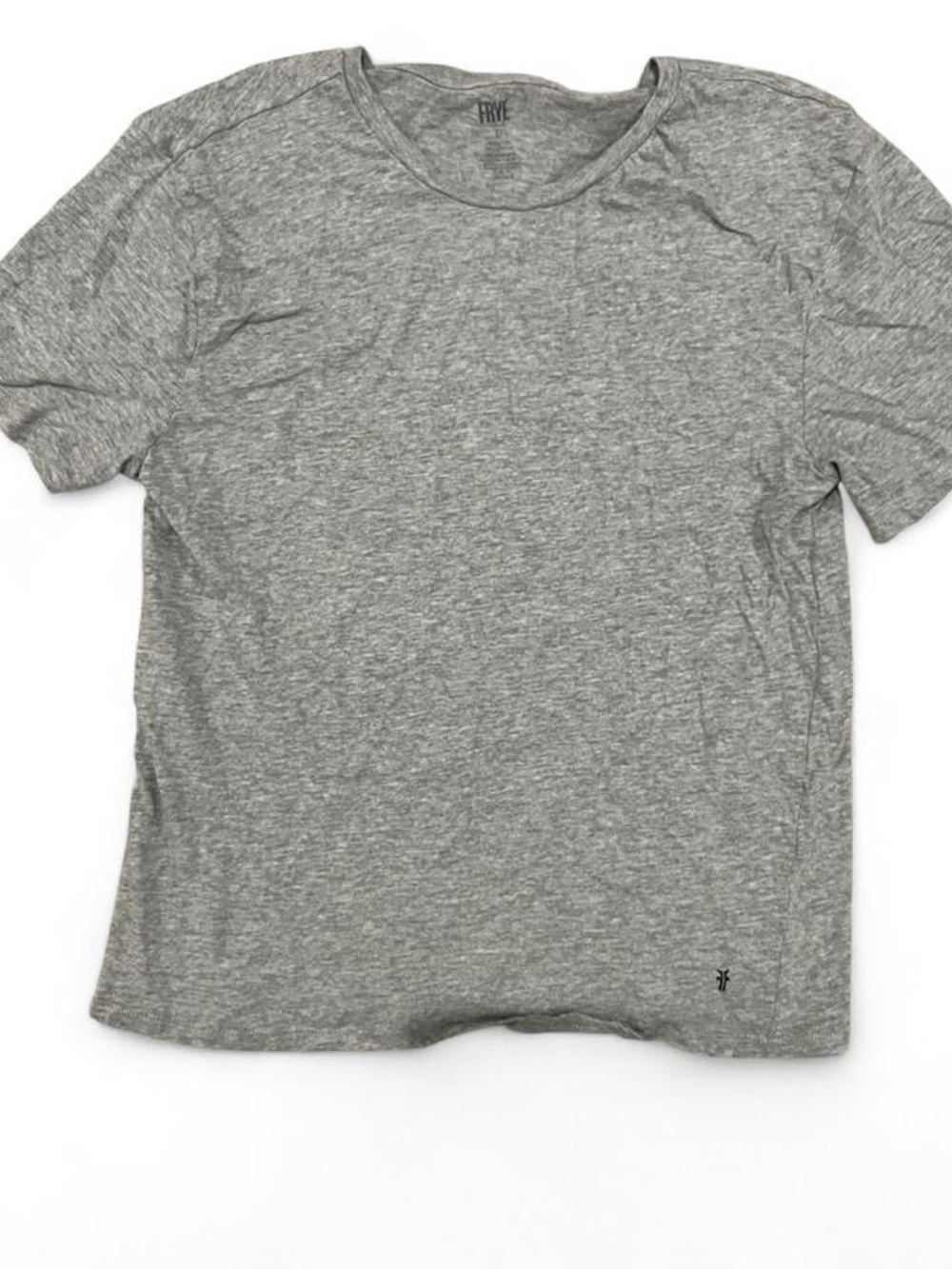 Frye Gray Marled Crewneck Tee